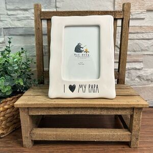 🆕 Rae Dunn | "I ❤️ MY PAPA" Ceramic Photo Frame!